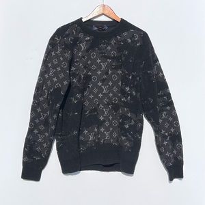 Louis Vuitton Distressed Monogram Crewneck